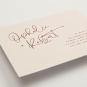 "Millennial" - Wedding Invitations in Rose by Hooray Creative - Detail