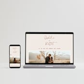 "Millennial" - Wedding Invitations in Rose by Hooray Creative - FREE Wedding Website