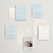 "Juniper" - Wedding Invitations in Capri by Blustery August - Invitation Suite