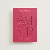 "Amor" - Wedding Invitations in Caliente by Owl and Toad - Front