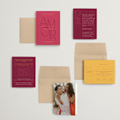 "Amor" - Wedding Invitations in Caliente by Owl and Toad - Invitation Suite