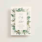 "Fresh Classic" - Wedding Invitations in Porcelain by Susan Moyal - Front