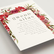 "wispy" - Wedding Invitations in Sienna by Angela Marzuki - Detail