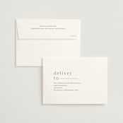 "wispy" - Wedding Invitations in Sienna by Angela Marzuki - FREE Recipient Addressing