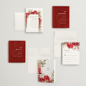 "wispy" - Wedding Invitations in Sienna by Angela Marzuki - Invitation Suite