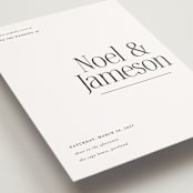 "Modern Space" - Wedding Invitations in Cloud by Ashlee Townsend - Detail