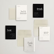 "Modern Space" - Wedding Invitations in Cloud by Ashlee Townsend - Invitation Suite