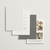 "Crawford" - Wedding Invitations in Ivory by Amy Kross - Back of Card Options
