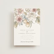 "Summer Garden" - Wedding Invitations in Garden Rose by Wildfield Paper Co - Front