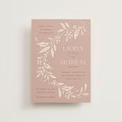 "Moment" - Wedding Invitations in Rose by Erin German - Front
