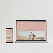 "Moment" - Wedding Invitations in Rose by Erin German - FREE Wedding Website