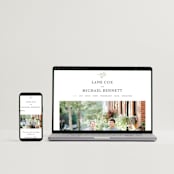 "Sense and Sensibility" - Wedding Invitations in Cloud by Design Lotus - FREE Wedding Website