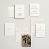 "Sense and Sensibility" - Wedding Invitations in Cloud by Design Lotus - Invitation Suite