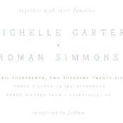 "Rocky Seaside Frame" - Wedding Invitations in Ocean by Shiny Penny Studio - Detail