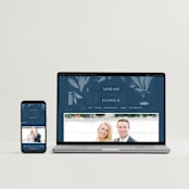 "Linen" - Wedding Invitations in Midnight by Ashley Rosenbaum - FREE Wedding Website