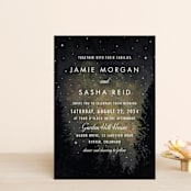 "Starry, Starry Night" - Wedding Invitations in Shadow by Elly - Front