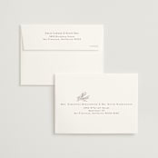 "Delicate monogram" - Wedding Invitations in Blush by Lucrecia Caporale - FREE Recipient Addressing