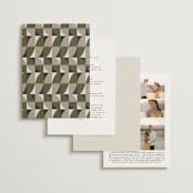 "Eisin" - Wedding Invitations in Vanilla Bean by Pati Cascino - Back of Card Options