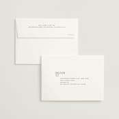 "Eisin" - Wedding Invitations in Vanilla Bean by Pati Cascino - FREE Recipient Addressing