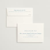"Gwenyth" - Wedding Invitations in Neptune by Kristie Kern - FREE Recipient Addressing