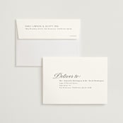 "Classic Chic" - Wedding Invitations in Pearl by Shirley Lin Schneider - FREE Recipient Addressing