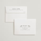 "Adorned Ampersand" - Wedding Invitations in Cotton by Jennifer Postorino - FREE Recipient Addressing