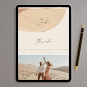 "Surface" - Wedding Invitations in West by Pixel and Hank - FREE Wedding Website