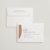 "Surface" - Wedding Invitations in West by Pixel and Hank - FREE Recipient Addressing