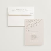 "tortina" - Wedding Invitations in Taupe by chocomocacino - Invitation with Envelope