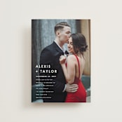 "Modern Bliss" - Wedding Invitations in Cream by Elly - Front