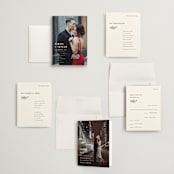 "Modern Bliss" - Wedding Invitations in Cream by Elly - Invitation Suite