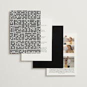 "Casual" - Wedding Invitations in Pearl by Owl and Toad - Back of Card Options