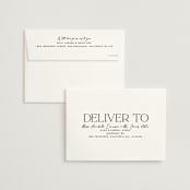 "Casual" - Wedding Invitations in Pearl by Owl and Toad - FREE Recipient Addressing