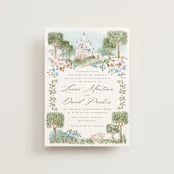 "Disney's Once Upon In a Dream" - Wedding Invitations in Spring by Petra Kern - Front