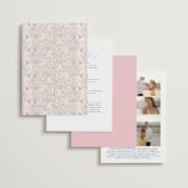 "kosmos" - Wedding Invitations in Cotton Candy by Phrosné Barwood - Back of Card Options