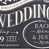 "Alabaster Florals" - Wedding Invitations in Slate by Jennifer Wick - Detail