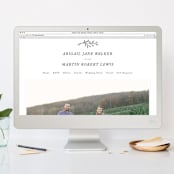 "Storybook Romance" - Wedding Invitations in Cotton by Stacey Meacham - FREE Wedding Website