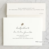 "Watercolor Delight" - Wedding Invitations in Aqua by Petra Kern - FREE Recipient Addressing