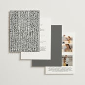 "Elegant Ethno" - Wedding Invitations in Noir by FRANI - Back of Card Options