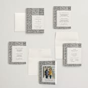 "Elegant Ethno" - Wedding Invitations in Noir by FRANI - Invitation Suite