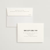 "Centro" - Wedding Invitations in Midnight by Up Up Creative - FREE Recipient Addressing