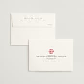 "Happy in Love" - Wedding Invitations in Cream by Inkblot Design - FREE Recipient Addressing