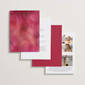 "Lush" - Wedding Invitations in Magenta by Susan Moyal - Back of Card Options