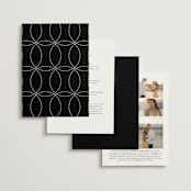 "Photographie" - Wedding Invitations in Noir by Christie Garcia - Back of Card Options