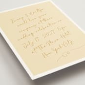 "Ink scribble" - Wedding Invitations in Honey by Adelyn T. - Detail