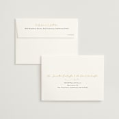 "Ink scribble" - Wedding Invitations in Honey by Adelyn T. - FREE Recipient Addressing