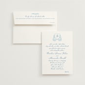 "Royalty" - Wedding Invitations in Capri by Creo Study - Invitation with Envelope