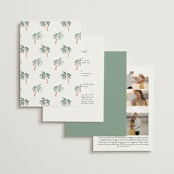 "Tropical Dreams" - Wedding Invitations in Jungle by Petra Kern - Back of Card Options