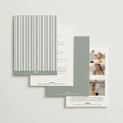 "signature monogram" - Wedding Invitations in Sage by Sara Hicks Malone - Back of Card Options