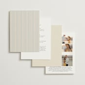 "Luxe" - Wedding Invitations in Ocean by Baumbirdy - Back of Card Options